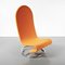 Sedia a dondolo 1-2-3 di Verner Panton per Fritz Hansen, Danimarca, anni '70, Immagine 2