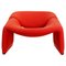 Mid-Century Groovy Lounge Chair attributed to Pierre Paulin for Artifort, 1960s 1