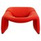 Mid-Century Groovy Lounge Chair attributed to Pierre Paulin for Artifort, 1960s, Image 1