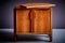 Italian Constructivism Studio Sideboard or Credenza in Walnut, 1950s 7