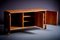 Credenza da studio Costruttivismo in noce, Italia, anni '50, Immagine 8