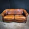 Vintage Brown Leather Sofa 1