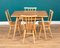 Blonde Model 395 Breakfast Table & Ercol Kitchen Chairs by Lucian Ercolan for Ercoli, Set of 5 10