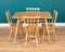 Blonde Model 395 Breakfast Table & Ercol Kitchen Chairs by Lucian Ercolan for Ercoli, Set of 5, Image 10