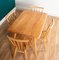 Mesa de desayuno modelo 395 en rubio y sillas de cocina Ercol de Lucian Ercolan para Ercoli. Juego de 5, Imagen 12