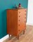 Teak Bath Cabinet Makers Chest of Drawers from BCM, 1960s 9