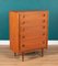 Teak Bath Cabinet Makers Chest of Drawers from BCM, 1960s 11