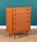 Teak Bath Cabinet Makers Chest of Drawers from BCM, 1960s, Image 11