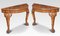 Walnut Console Tables, 1890s, Set of 2 4