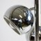 Italian Space Age Chrome Eyeball Floor Spot Lamp attributed to Stilux, 1960s 7