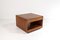 Mid-Century Square Cube Teak Coffee Table with Double Sided Drawer, 1960s, Image 3