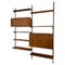 Mid-Century Modern Wooden Wall Unit attributed to Kai Kristiansen, Denmark, 1950s, Image 2