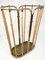Mid-Century Modern Bamboo and Brass Umbrella Stand, 1950s, Image 7