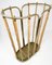 Mid-Century Modern Bamboo and Brass Umbrella Stand, 1950s, Image 6