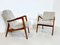 Mid-Century Modern Armchairs in Wood and Fabric, 1960s, Set of 2 3