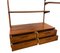 Mid-Century Modern Wooden Wall Unit attributed to Kai Kristiansen, Denmark, 1950s 3