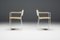Modernist Dining Chairs in Metal and Camel Leather, 1980s, Set of 6, Image 12