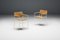 Modernist Dining Chairs in Metal and Camel Leather, 1980s, Set of 6, Image 11