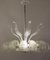 Art Deco Ninfea Iridescent Murano Glass Chandelier attributed to Barovier, Italy, 1940s, Image 12
