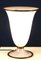 Lampada da tavolo modello Primavera in vetro di Murano opalino attribuita a Barovier & Toso, anni '80, Immagine 8