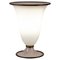 Lampada da tavolo modello Primavera in vetro di Murano opalino attribuita a Barovier & Toso, anni '80, Immagine 1