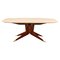 Mid -Century Dining Table with White Marble Top atttibuted to Ico Parisi, 1950s, Image 1