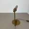 Lámpara de mesa de latón de Rosemarie & Rico Baltensweiler, Suiza, años 70, Imagen 20