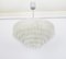 Large Ice Glass Tubes Chandelier from Doria Leuchten, Germany, 1960s 5