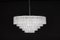 Large Ice Glass Tubes Chandelier from Doria Leuchten, Germany, 1960s, Image 9