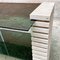 Italian Modern Travertine and Smoked Glass Console, 1970s, Image 7