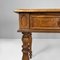 Italian Wooden Table with 2 Drawers and Turned Legs, 1800s 12