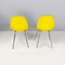 American Yellow Shell Chairs attributed to Charles & Ray Eames for Herman Miller, 1970s, Set of 2, Image 4