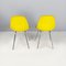 Chaises Shell Jaunes, États-Unis attribuées à Charles & Ray Eames pour Herman Miller, 1970s, Set de 2 4