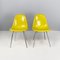 American Yellow Shell Chairs attributed to Charles & Ray Eames for Herman Miller, 1970s, Set of 2 2