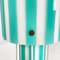 Mid-Century Italian Floor Lamp in White and Light Blue Glass with Metal, 1950s 17