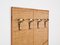 Italian Coat Rack in Rattan, Bamboo and Brass attributed to Olaf Von Bohr for Vivai Del Sud, Italy, 1960s 12