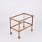 Mid-Century Italian Bar Cart in Walnut and Glass attributed to Cesare Lacca for Cesare Lacca, Italy, 1960s 6