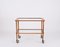 Mid-Century Italian Bar Cart in Walnut and Glass attributed to Cesare Lacca for Cesare Lacca, Italy, 1960s, Image 2