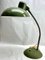 Lámpara de mesa ajustable vintage en verde atribuida a Sis, años 50, Imagen 2