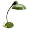 Lámpara de mesa ajustable vintage en verde atribuida a Sis, años 50, Imagen 1