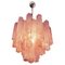 Pink Alabaster Murano Glass Tronchi Chandeliers, 1980s, Set of 2, Image 2