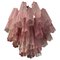 Pink Alabaster Murano Glass Tronchi Chandelier, 1980s, Image 12