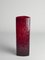 Swedish Red Devil Triangular Glass Vase by Christer Sjögren for Lindshammar, 1960s, Image 6