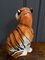 Escultura de tigre de cerámica pintada a mano, años 70, Imagen 5