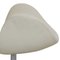 Tall Swan Chair in White Leather from Arne Jacobsen 9