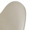 Silla Swan alta de cuero blanco de Arne Jacobsen, Imagen 7