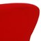 Canapé Swan en Tissu Rouge par Arne Jacobsen 13