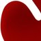 Canapé Swan en Tissu Rouge par Arne Jacobsen 6