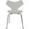 Chaise Grandprix Grise par Arne Jacobsen 3
