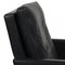 PK-31/1 Lounge Chair in Black Leather by Poul Kjærholm, 1980s 6